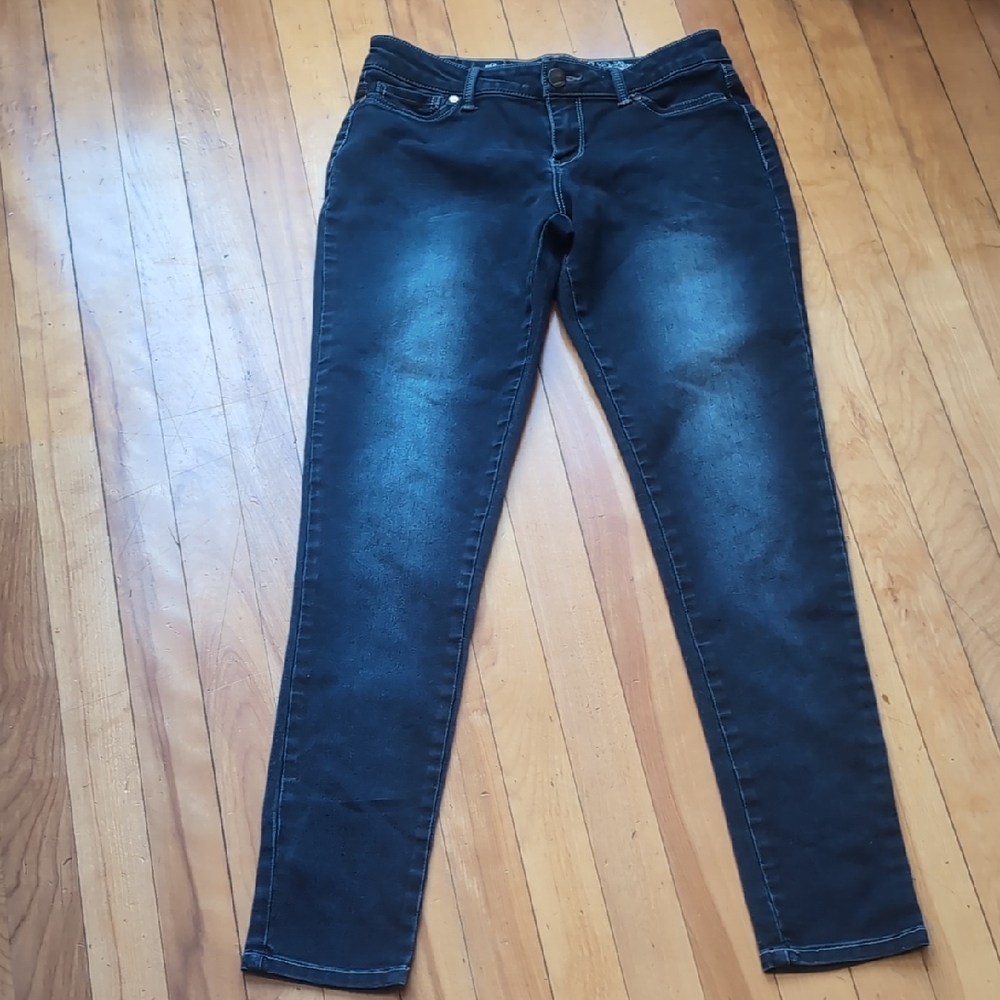 Express Women's Midnight Blue Skinny Jeans